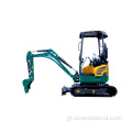 1,8 τόνοι Mini Crawler Excavator με καουτσούκ